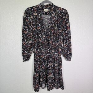 Zadig Voltaire Dress Women Small Floral Garden Reveal Kaleido Mini Smocked Boho